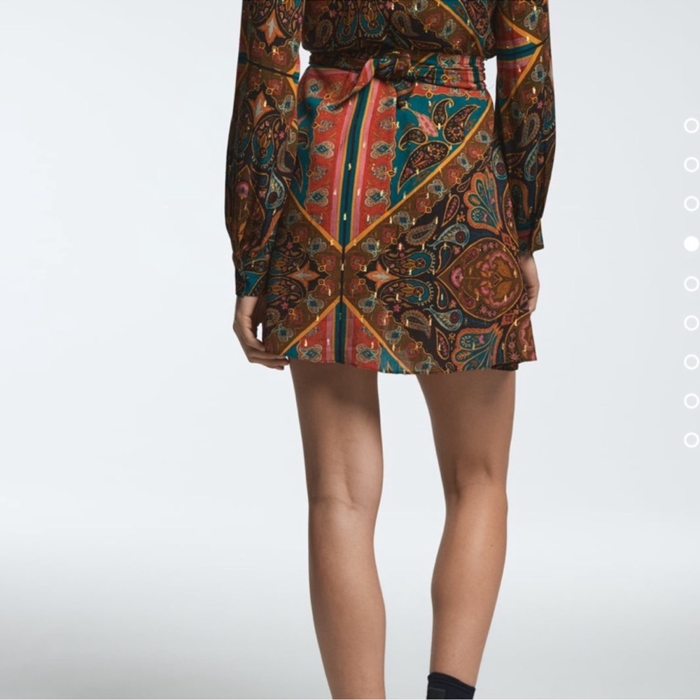 Zara Multicolor Paisley Print Dress - Picture 4 of 10